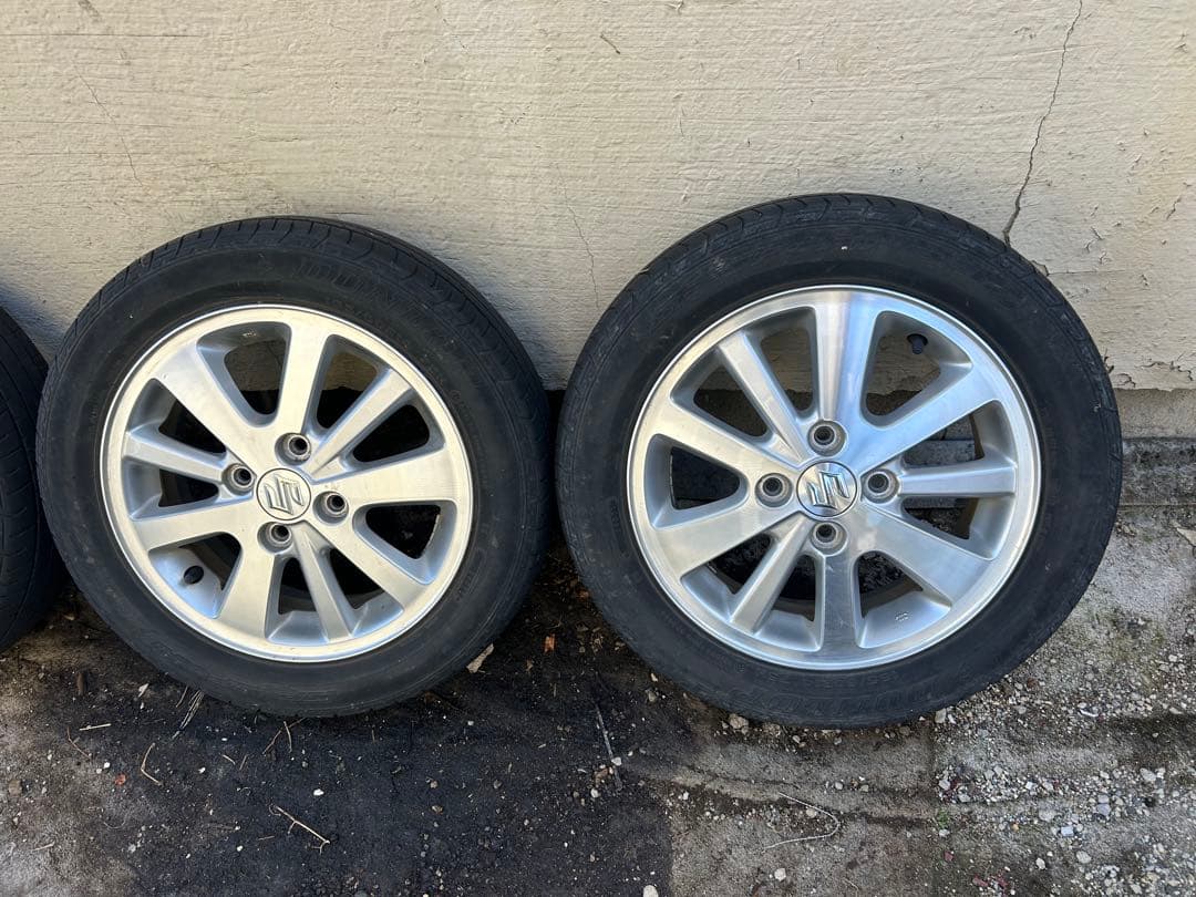 柏市、美品できれば手渡し5スポークデザインスズキ純正軽自動車用タントにもはけます