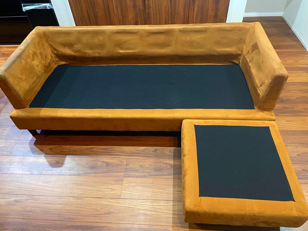 【関家具nora.Annabele】３人掛けカウチソファ美品　洗濯可能　最終価格