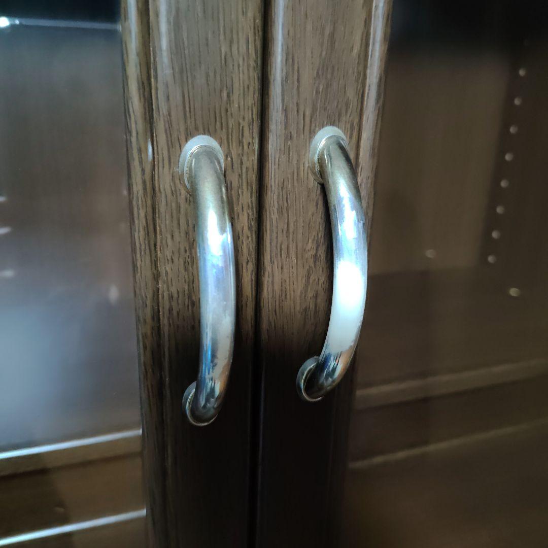 ​【送料込】大型木製本棚 書棚 収納棚 キャビネット／大容量・扉付き・可動棚