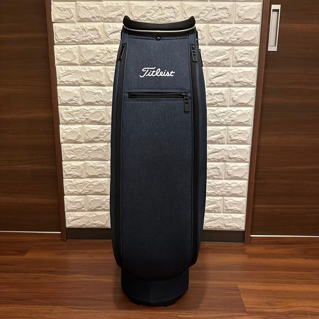 未使用 タイトリスト シンプルアスリート キャディバッグ CB191 ネイビー