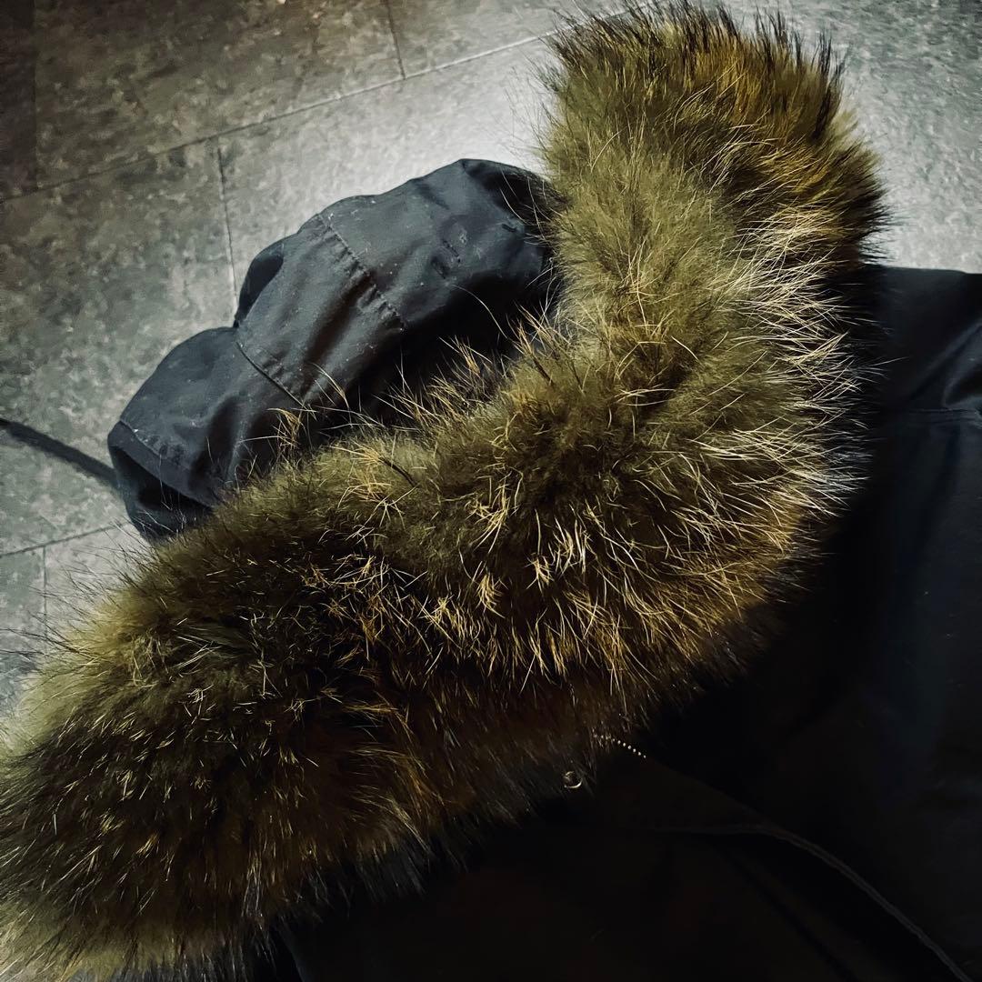 【激レア】 Maomaokong ボリュームファーフード付きモッズコート