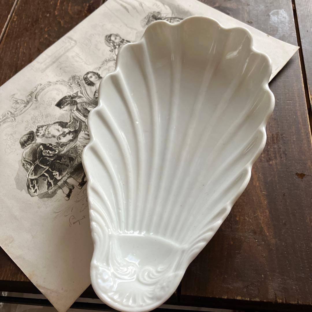 フランスアンティーク　ショワジールロワ　切り花　デザート皿　良品　希少