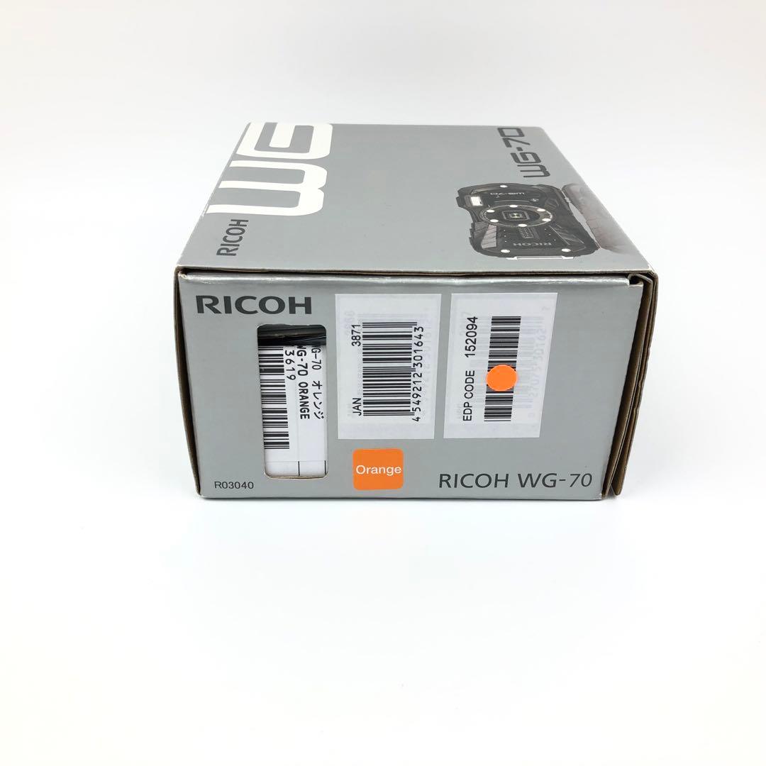【極美品】 RICOH WG-50 オレンジ デジタルカメラ 防水 防塵