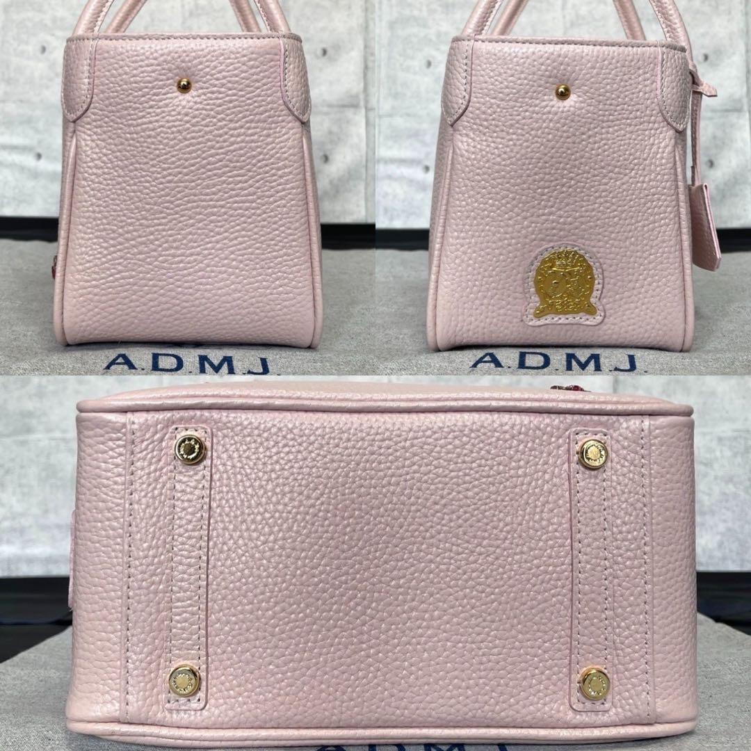 専用品A.D.M.J ザ・ビー ベビーピンク 2WAY ミニ ハンドバッグ
