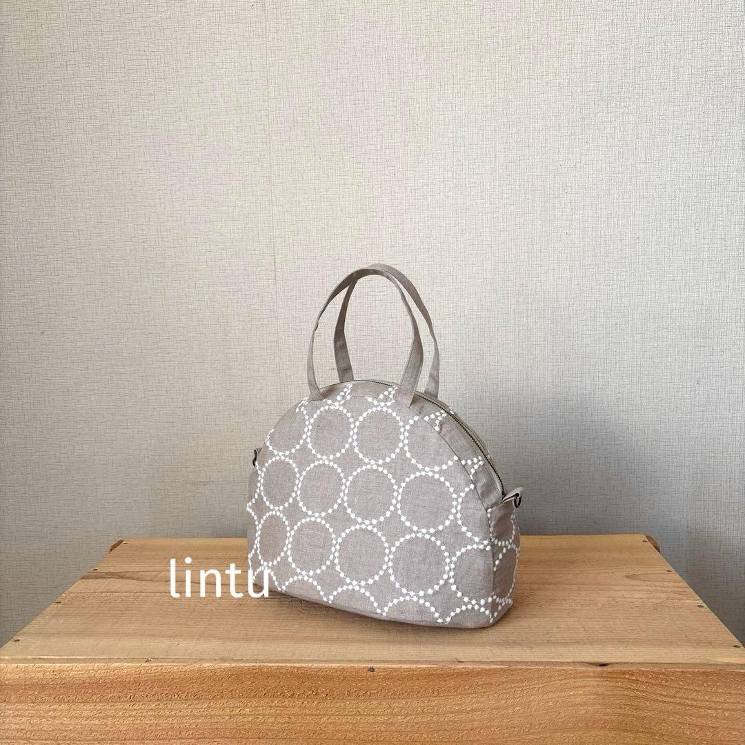 ハンドメイド＊tambourineボストンバッグ　　minaperhonen