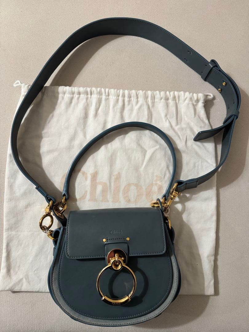 Chloé Tess テス　モッティグレー　ショルダーバック