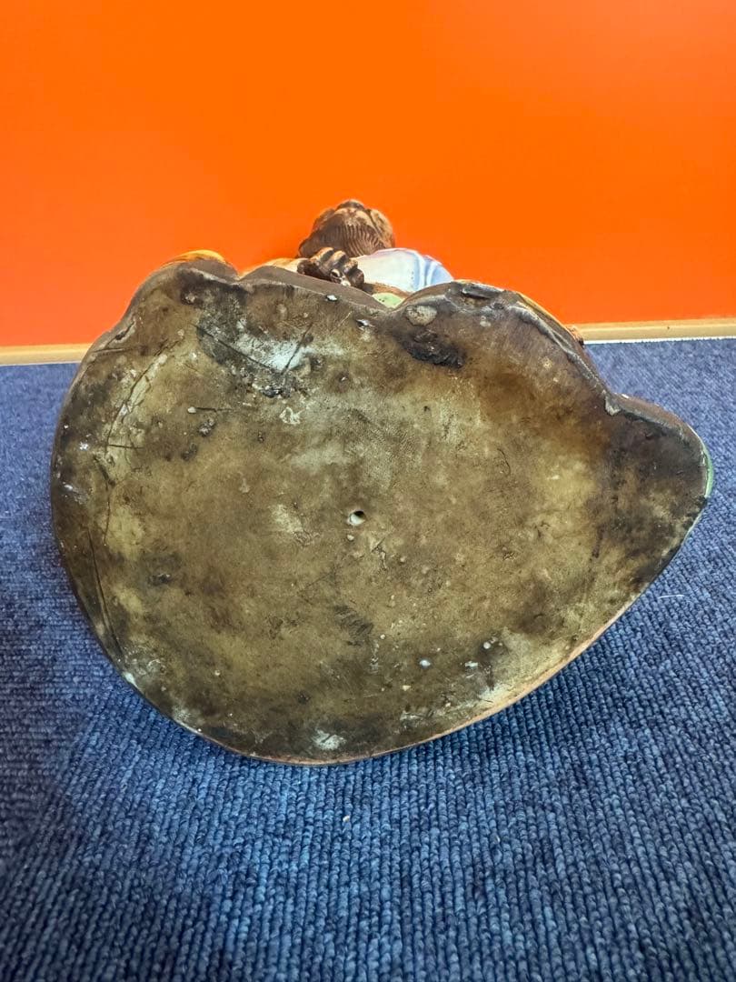 1890  時代物 人物 鍾馗 小鬼 怪獸 古美術 置物