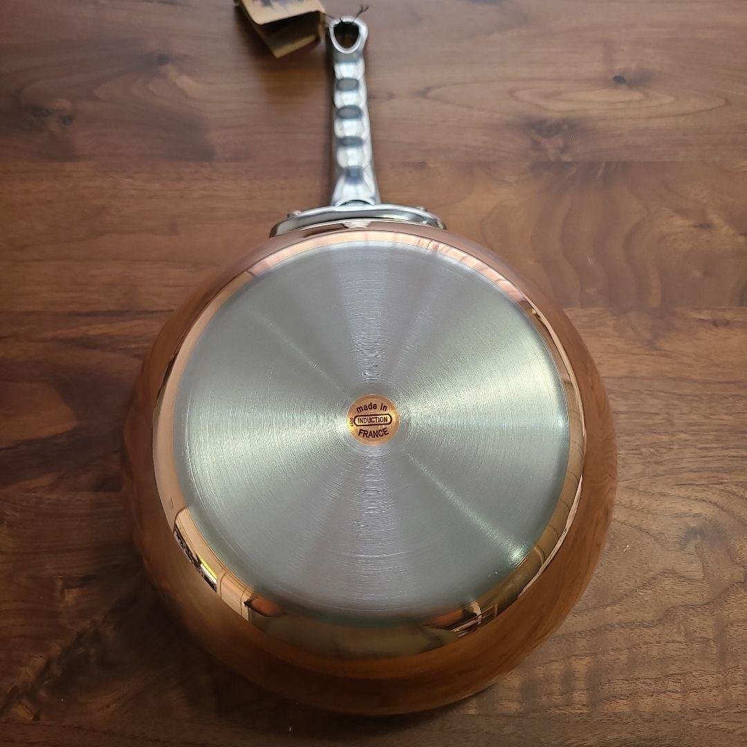 【タイムセール】フランス製deBuyerIH対応20センチ銅ソテーパン3
