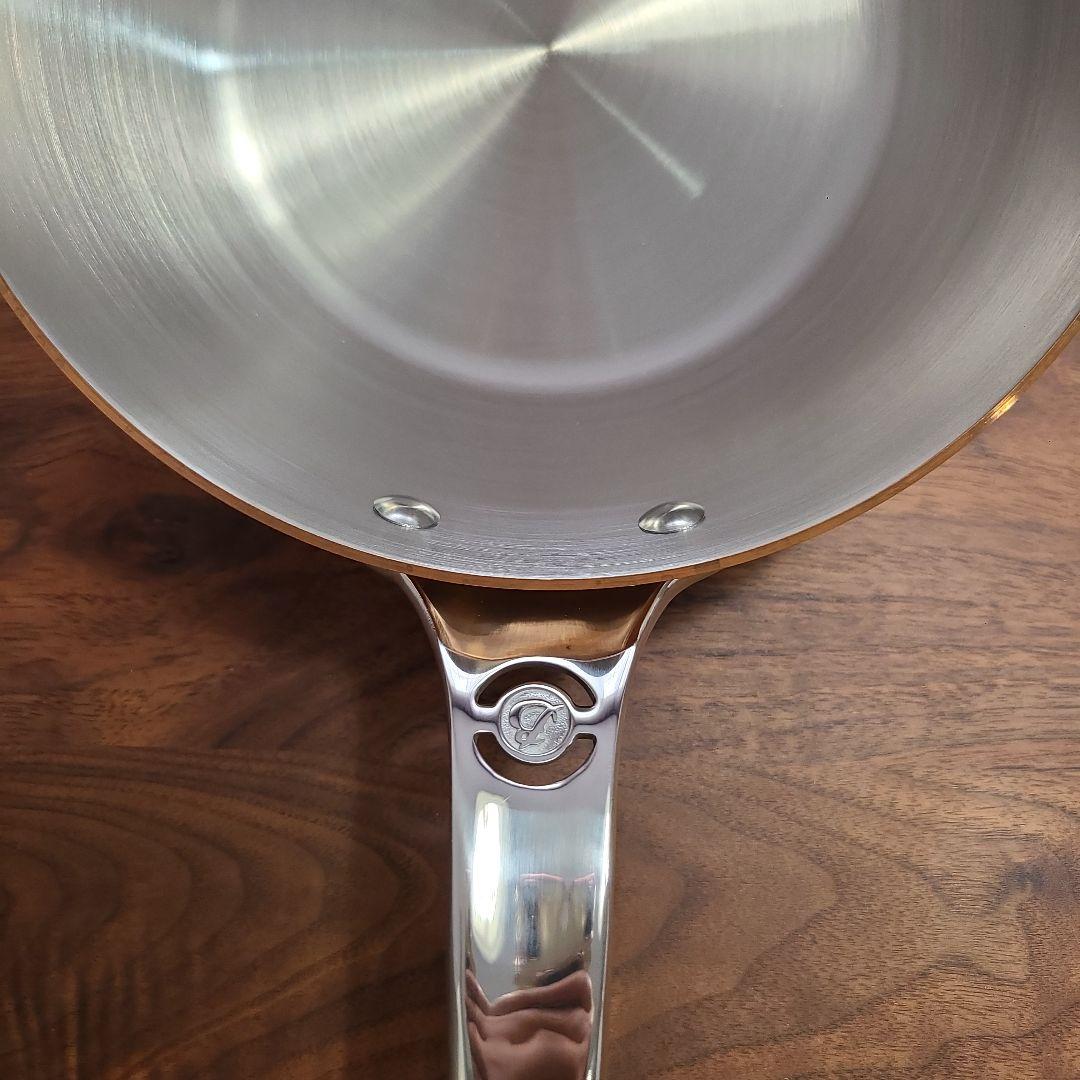 【タイムセール】フランス製deBuyerIH対応20センチ銅ソテーパン3