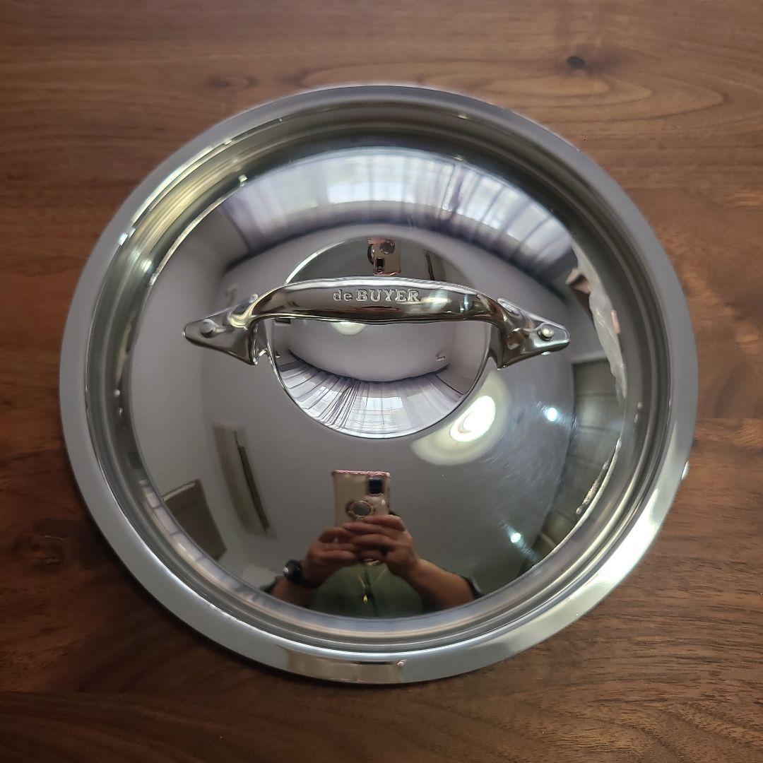 【タイムセール】フランス製deBuyerIH対応20センチ銅ソテーパン3