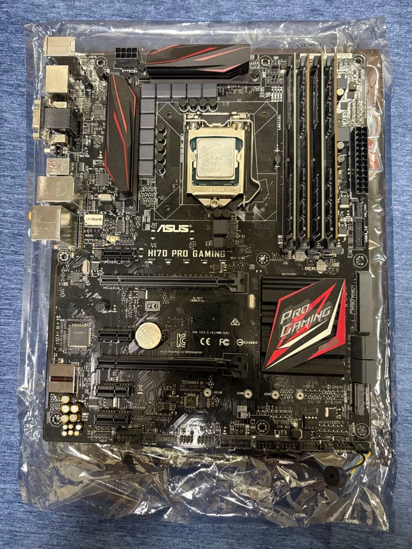 PCパーツ H170 マザー i5 6500 DDR4 16GB 1050ti他