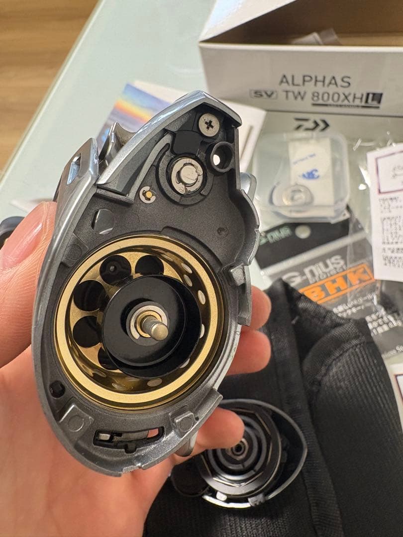 DAIWA ALPHAS SV TW 800XHL KTFフルカスタム