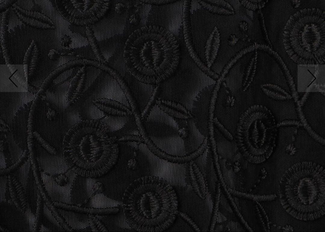 マカフィー　TOMORROWLANDメッシュエンブロイダリー キャミソール