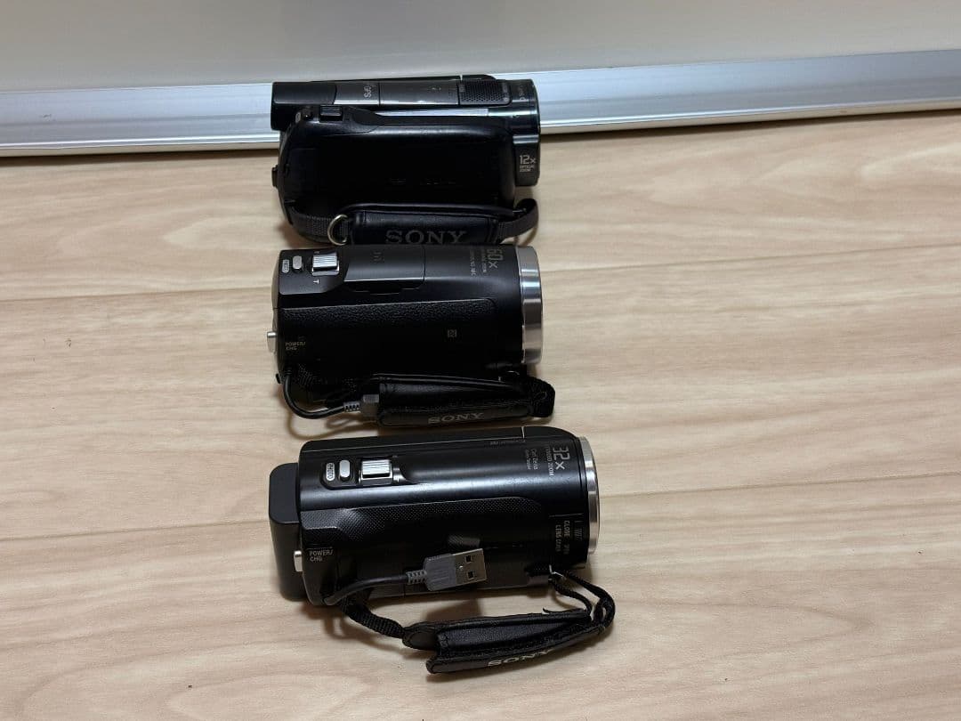 SONY ビデオカメラ 本体 HDR-CX675、HDR-XR500 ジャンク