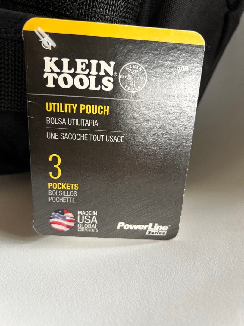  Tools ユーティリティポーチ 3ポケット 黒