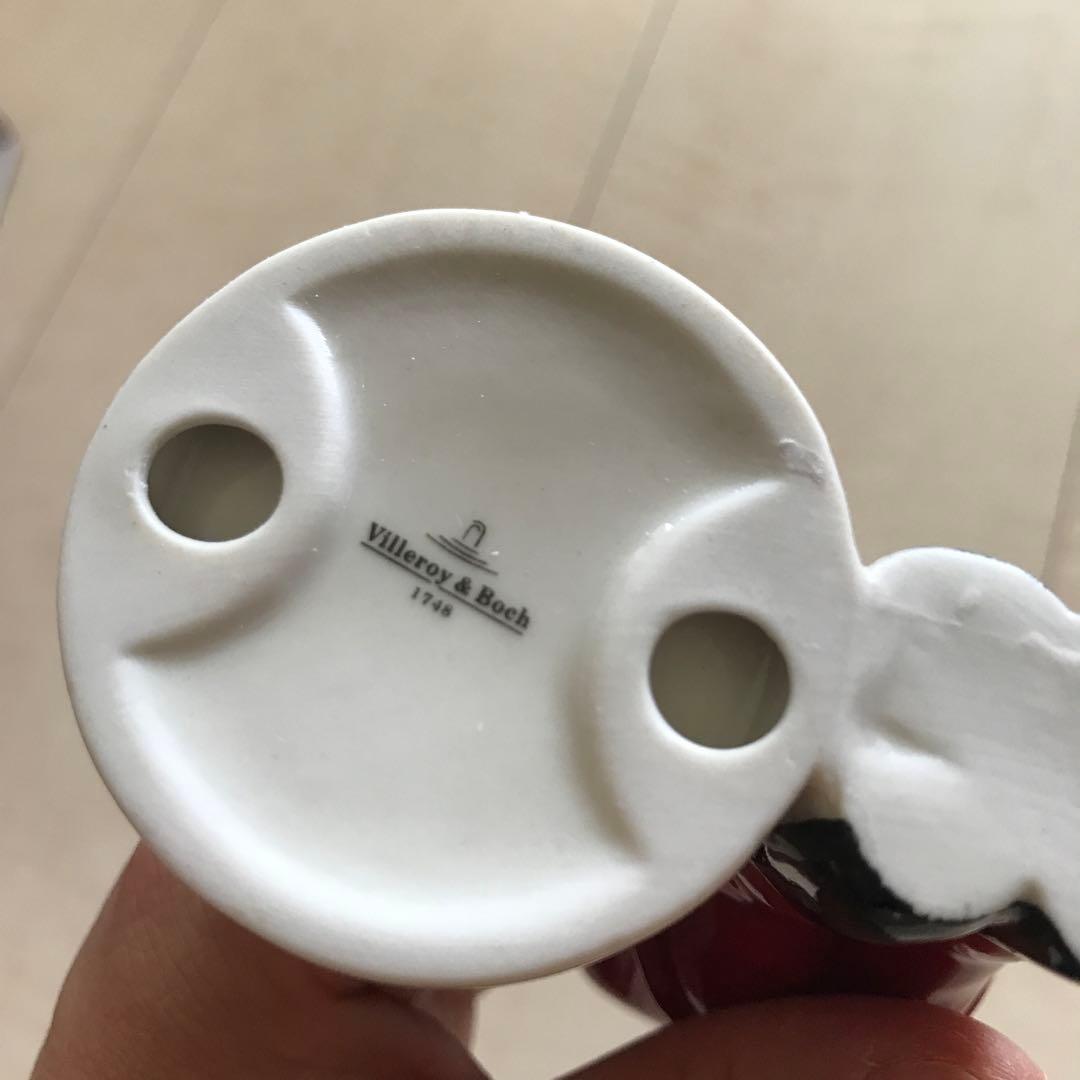 ビレロイ&ボッホ　サンタクロース　キャンドル　ホルダー　フィギュリン　クリスマス