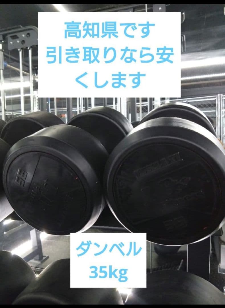 35kgダンベル1つ