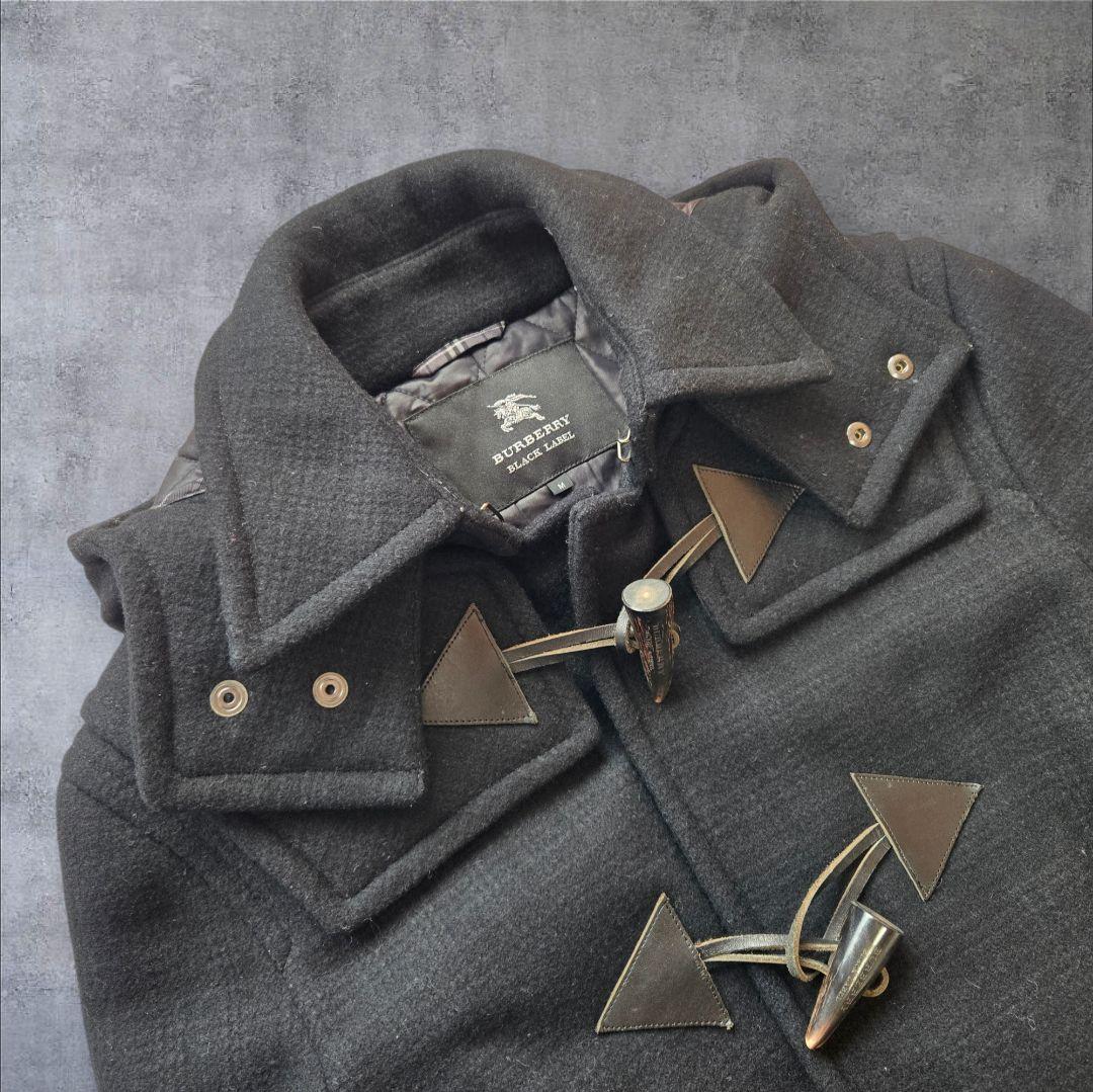 美品⭐バーバリー BL シャドー チェック ダッフルコート 山下智久 着用