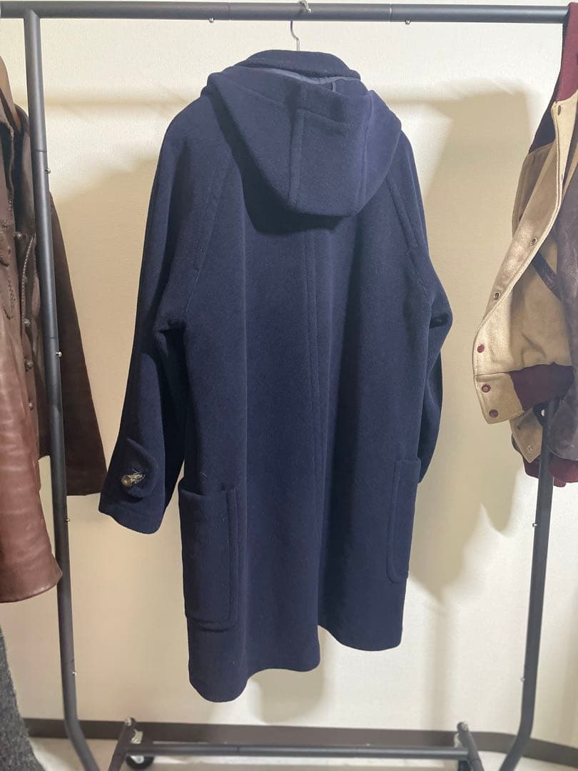 90s オールドburberrysダッフルコート ネイビー 襟付き