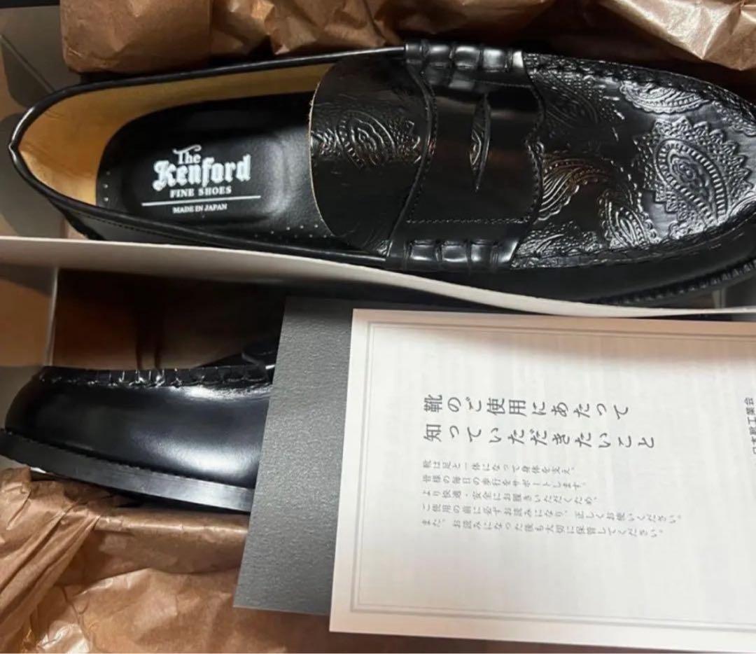 kenford fine shoesケンフォード ペイズリー ローファー26.5