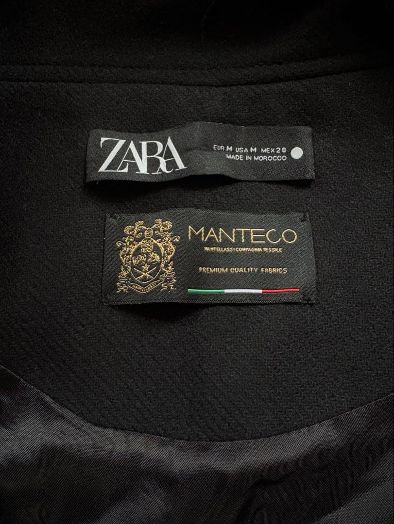 ZARA LIMITED EDITION マンテコ　ウール混ケープコート M