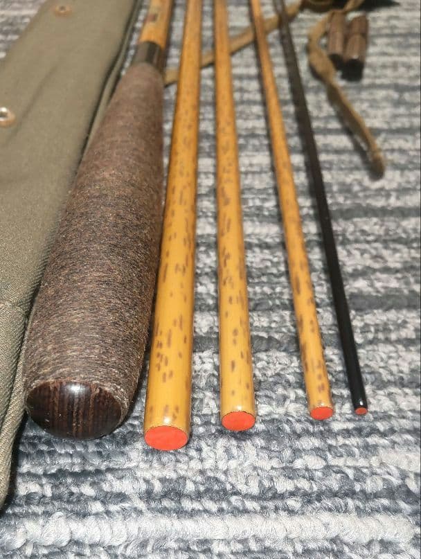 シマノ 朱紋峰 飛造り十五尺　使用品