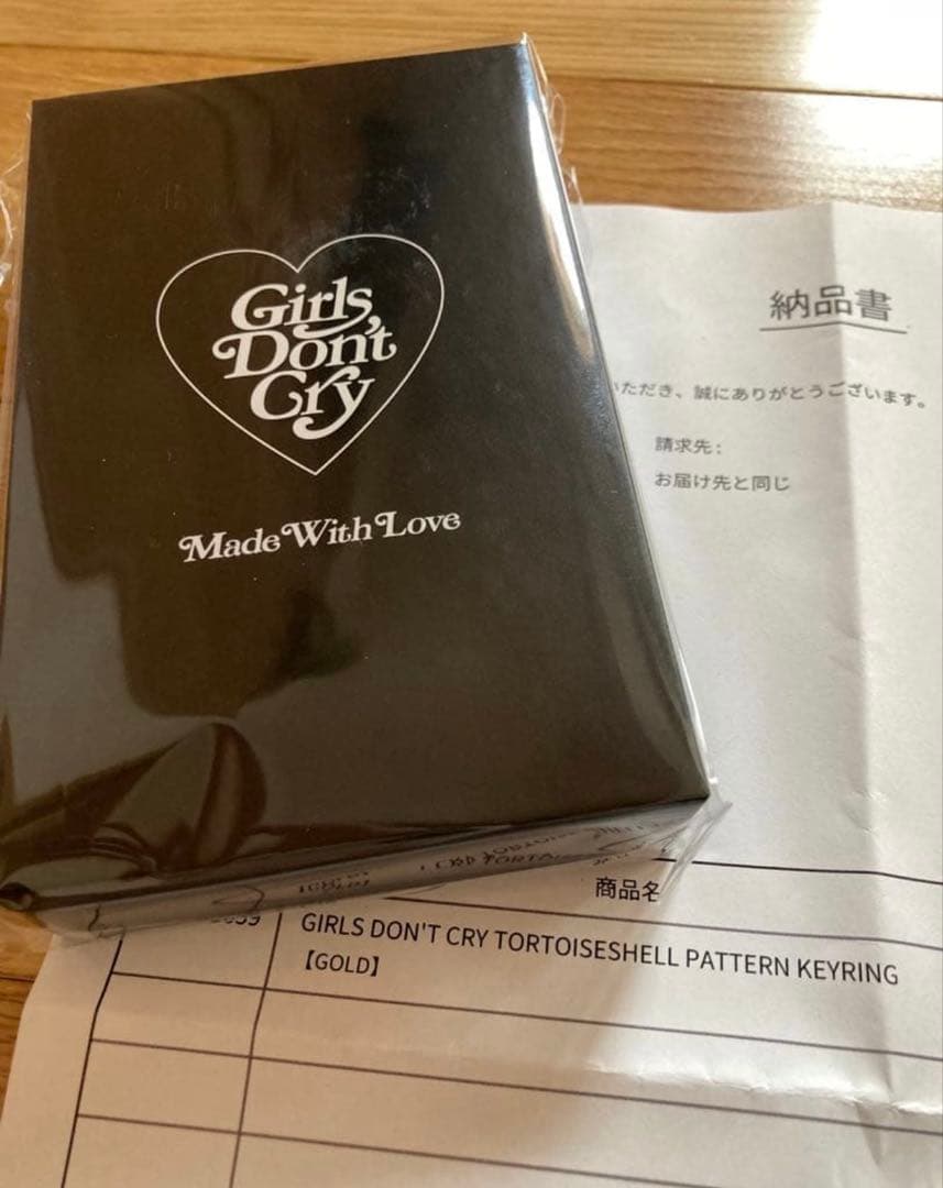 アクセサリー GIRLS DON'T CRY TORTOISESHELL KEYRING