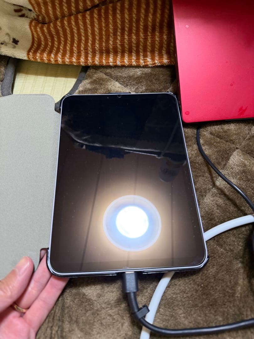 Apple iPad mini パープル第7世代wifiセルラー本体 + カバー