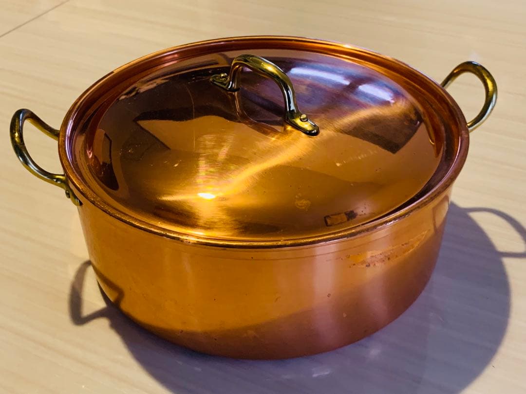 ★TAGUS ターガス 両手鍋 20cm 銅鍋 煮込鍋 調理器具 未使用★