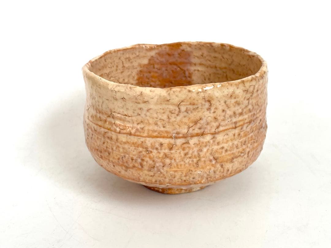 陶芸家　人間国宝　十一代　三輪休雪　萩　茶碗　萩焼　抹茶碗　共箱　三輪壽雪