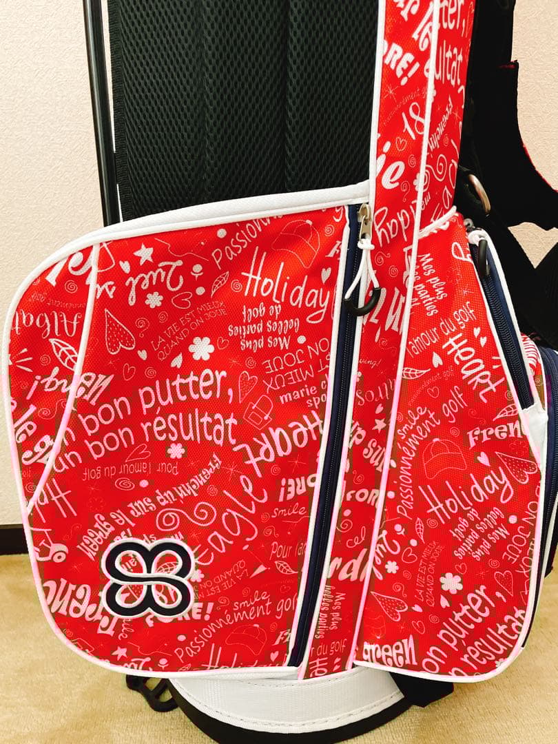 marie claire ゴルフバッグ 赤（値下げします