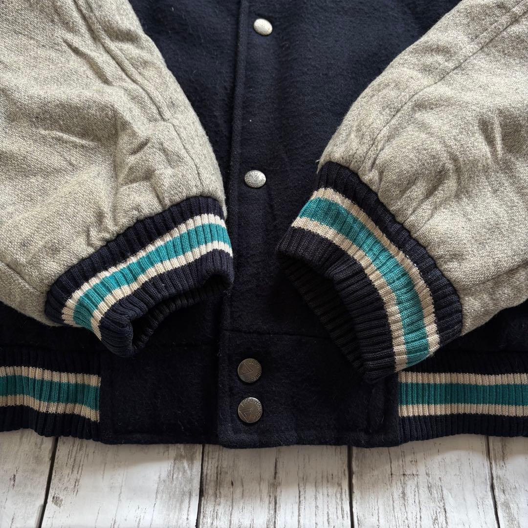 90s LOGO7 NHL SHARKS シャークス スタジャン