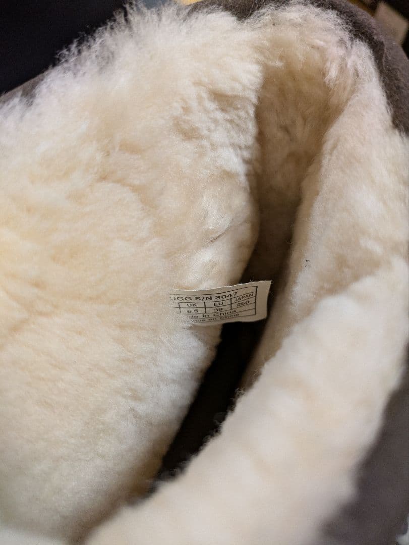 UGG & JIMMY CHOO ヒョウ柄ムートンブーツ 8