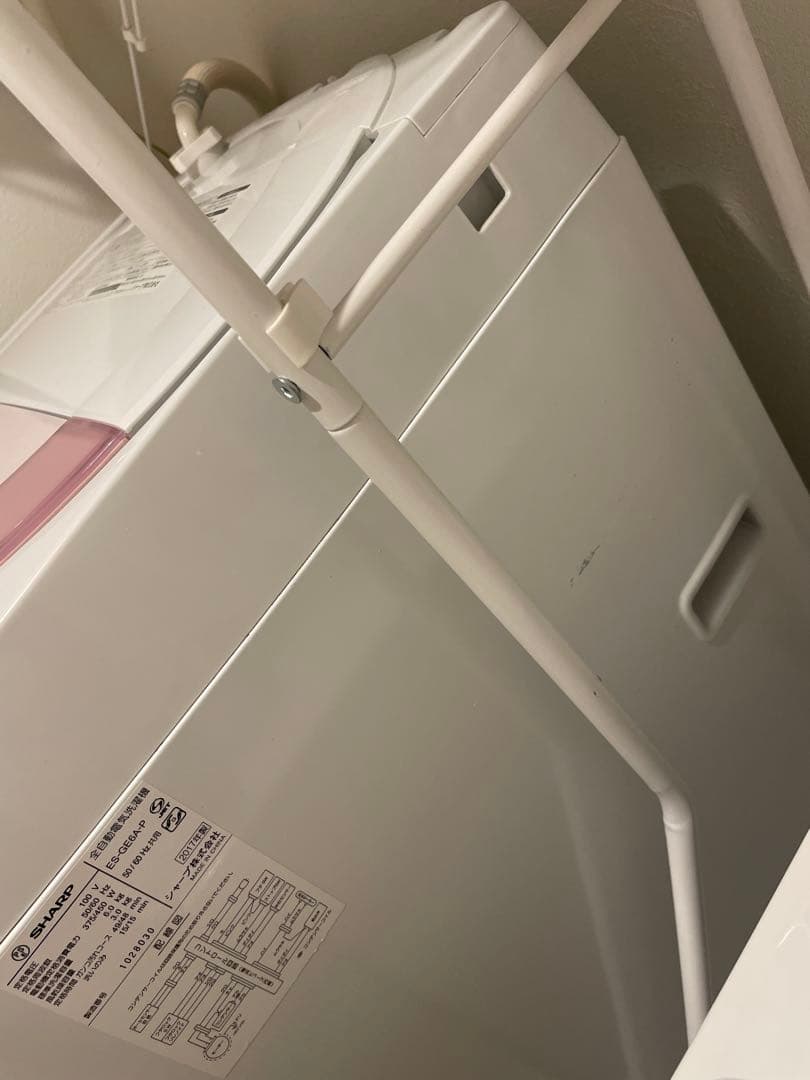 美品 SHARP シンプル&コンパクト 6.0kg洗濯機 本体 たのメル便即決可