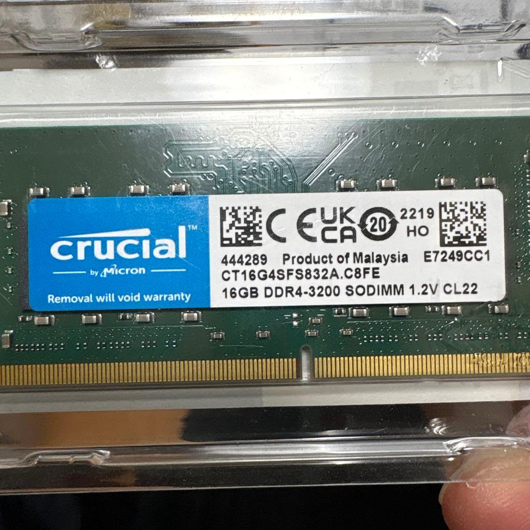 新品PCメモリ　16GB DDR4-3200 SODIMM 3枚セット