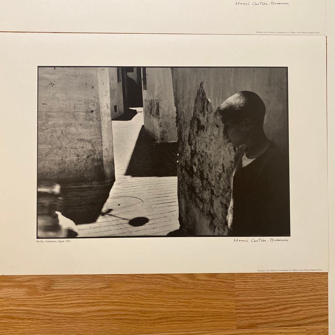 Henri Cartier-Bresson 写真 4枚 プリント 何必館