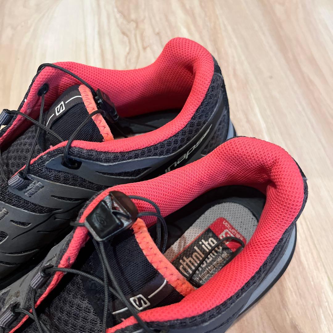 サロモンsalomon◆ローカットスニーカー/24cm/グレー/327276