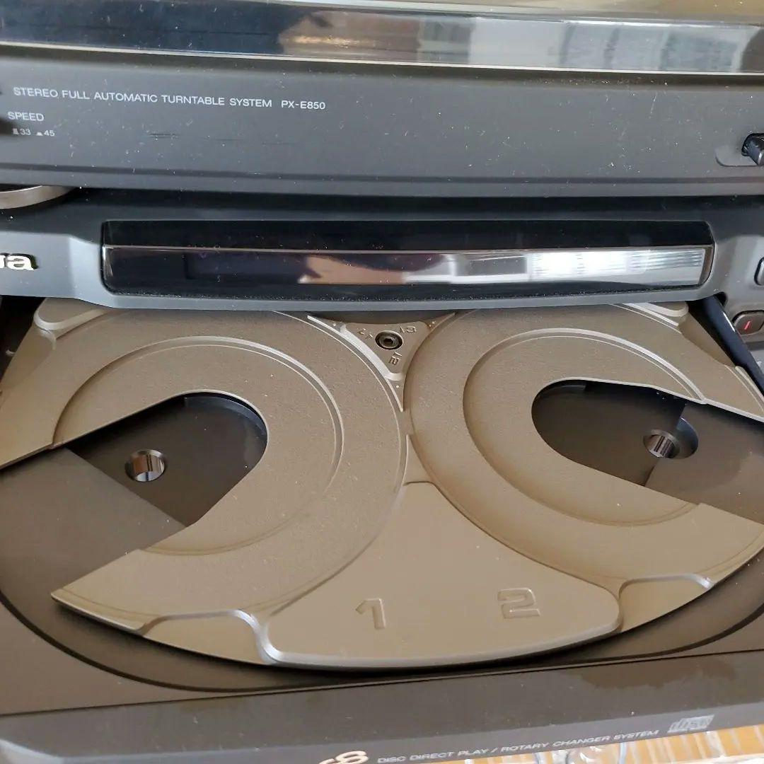 AIWAコンポCX-Z790 ステレオレコードプレーヤーPX-E850　レトロ