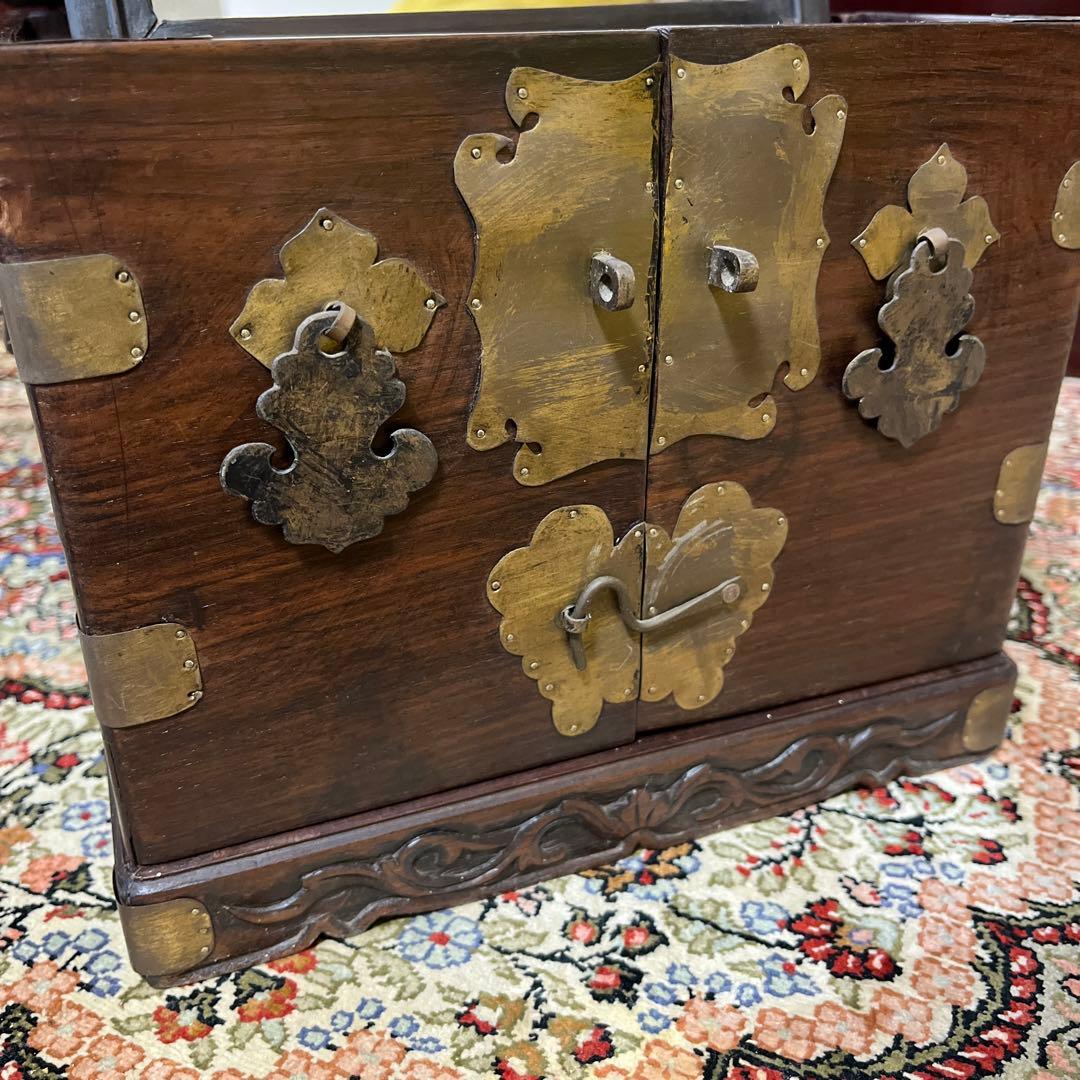 卓上鏡台　アンティーク　中国