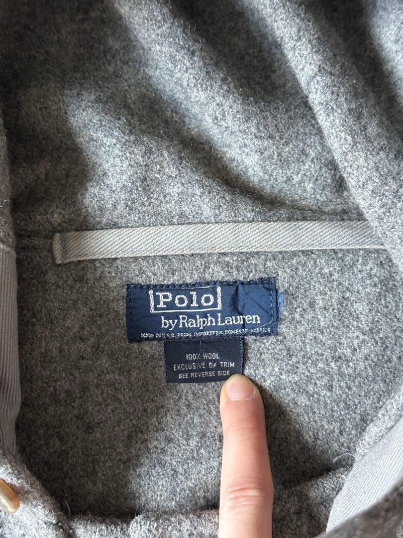 80s ポロラルフローレン　ダッフルコート　vintage polo