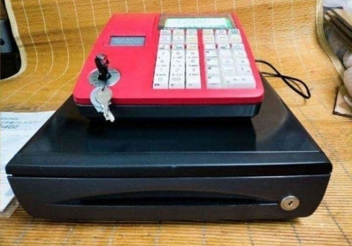 カシオレジスター　TE-400　フル設定無料　美品PC連携売上管理　400504