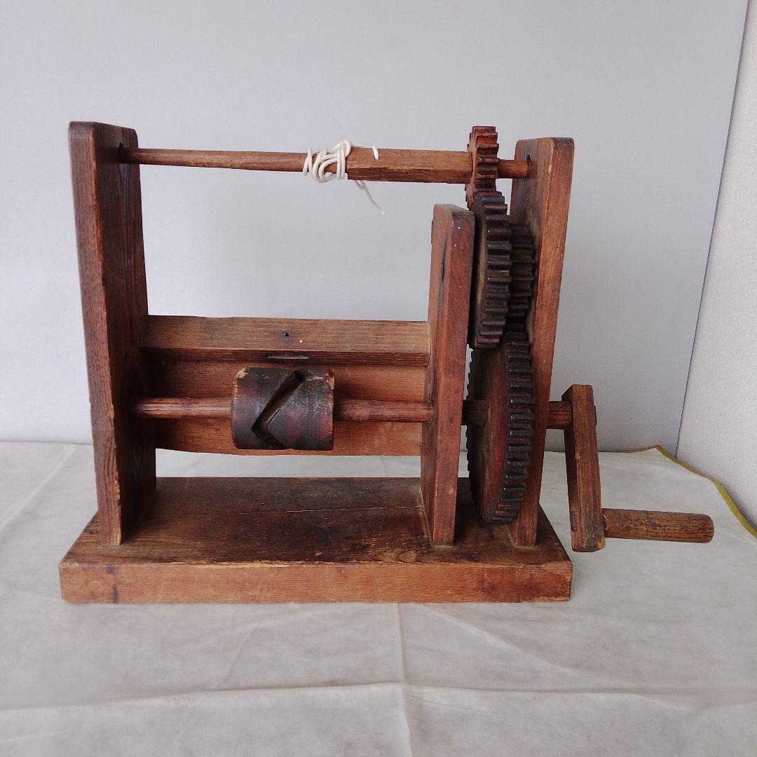 木製 座車(大枠用) アンティーク 木製機械装置 昭和 レトロ 骨董