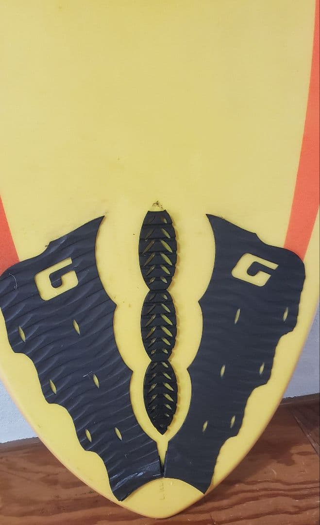 SKIM V イエローサーフボード 540mm x 1380mm　スキムボード