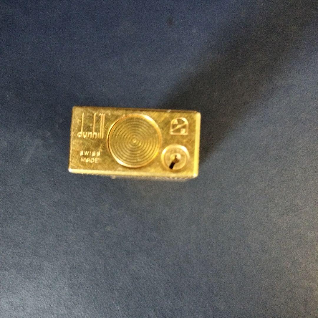 ダンヒル　ガスライター　ゴールド