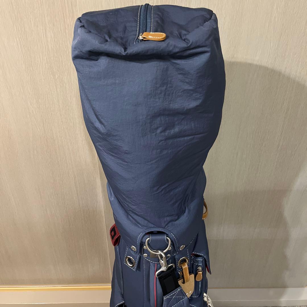 美品　オノフ　ネイビー ゴルフバッグ スタンド式