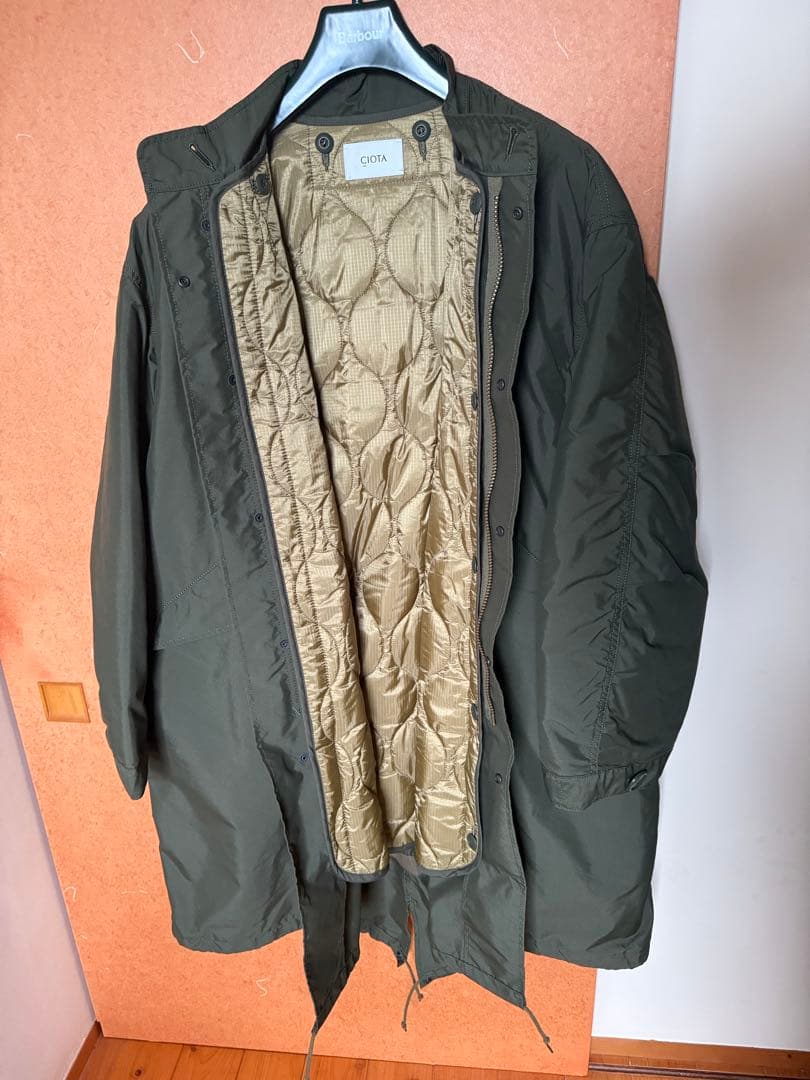 CIOTA 22AW M-65フィールドパーカー　 サイズ５OLIVE極美品