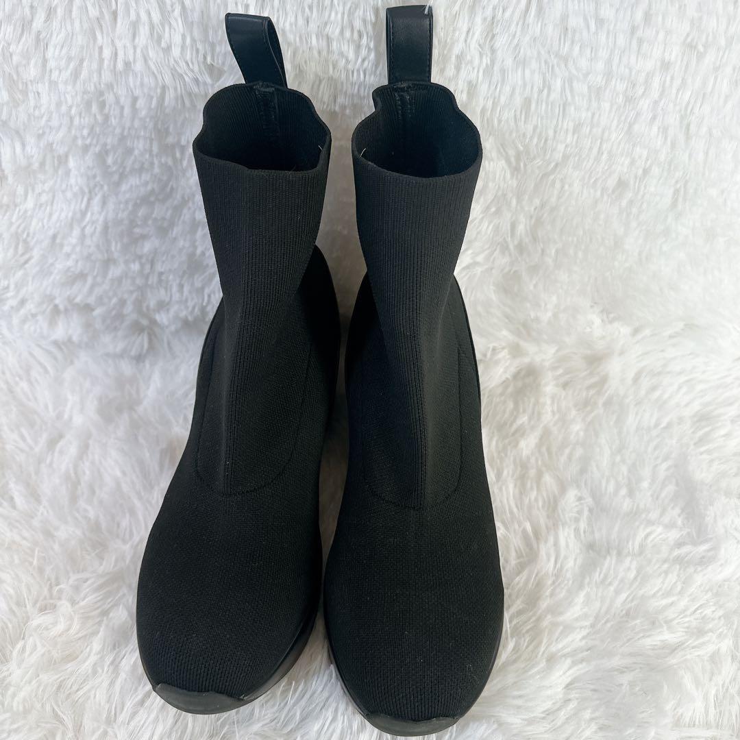 RinnorMORE レッグニットブーツ ブラック L ソックスブーツ