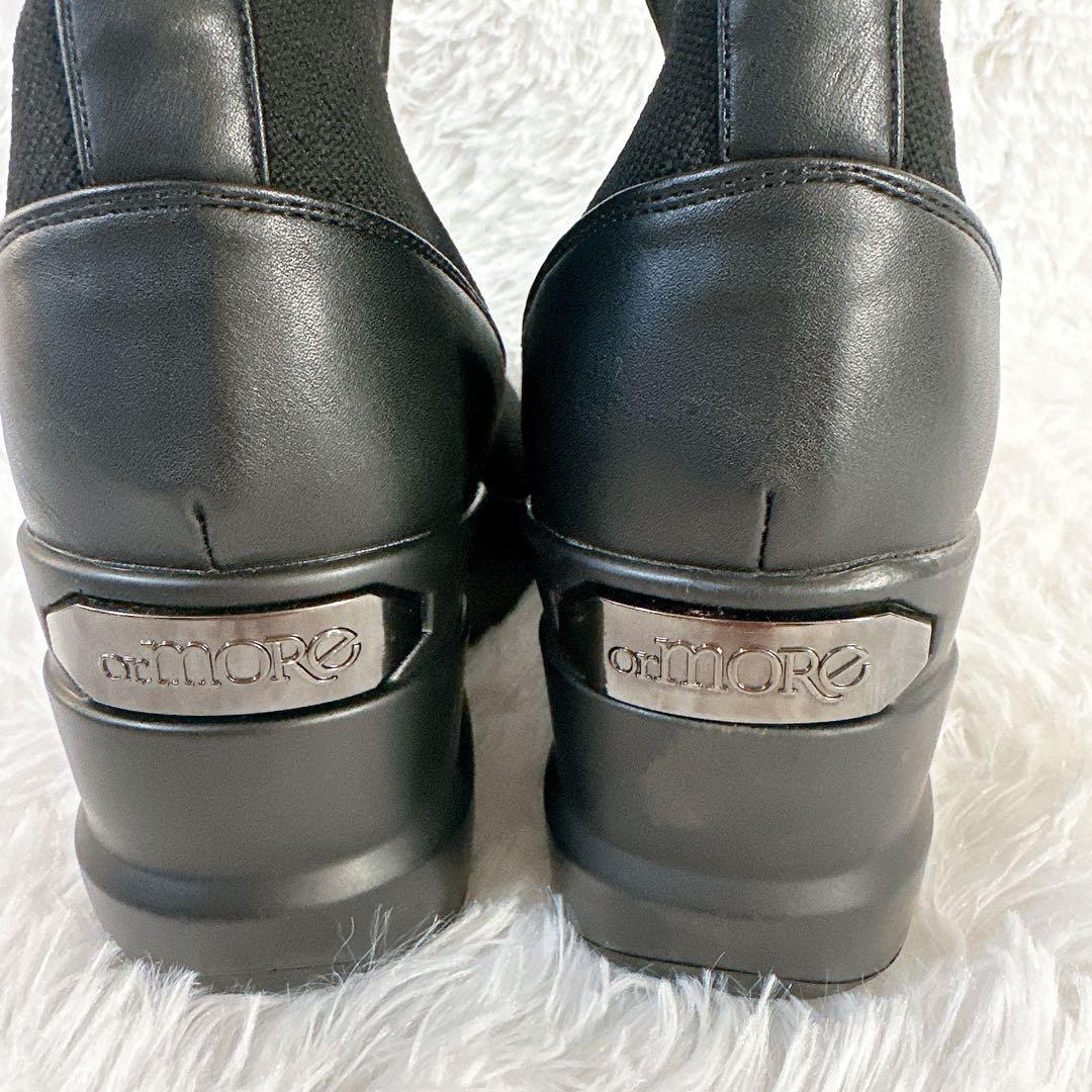 RinnorMORE レッグニットブーツ ブラック L ソックスブーツ