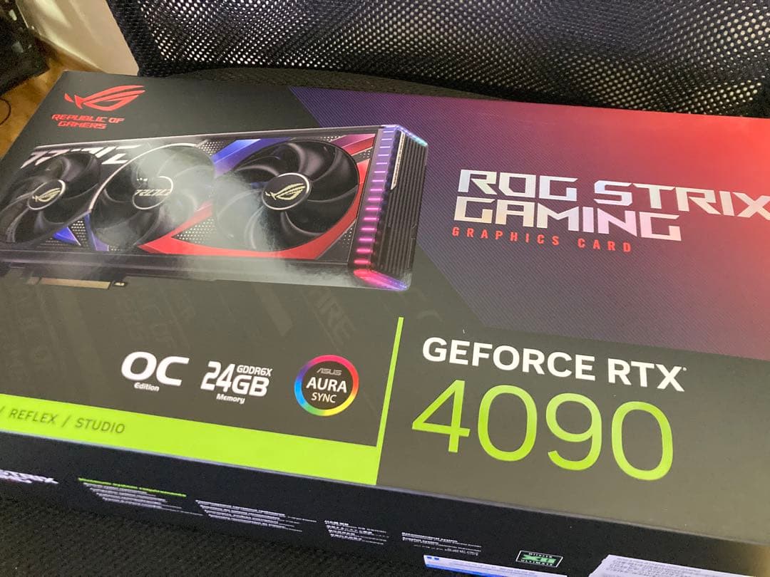 グラフィックボード・グラボ・ビデオカード ASUS Geforce RTX4090 ROG STRIX