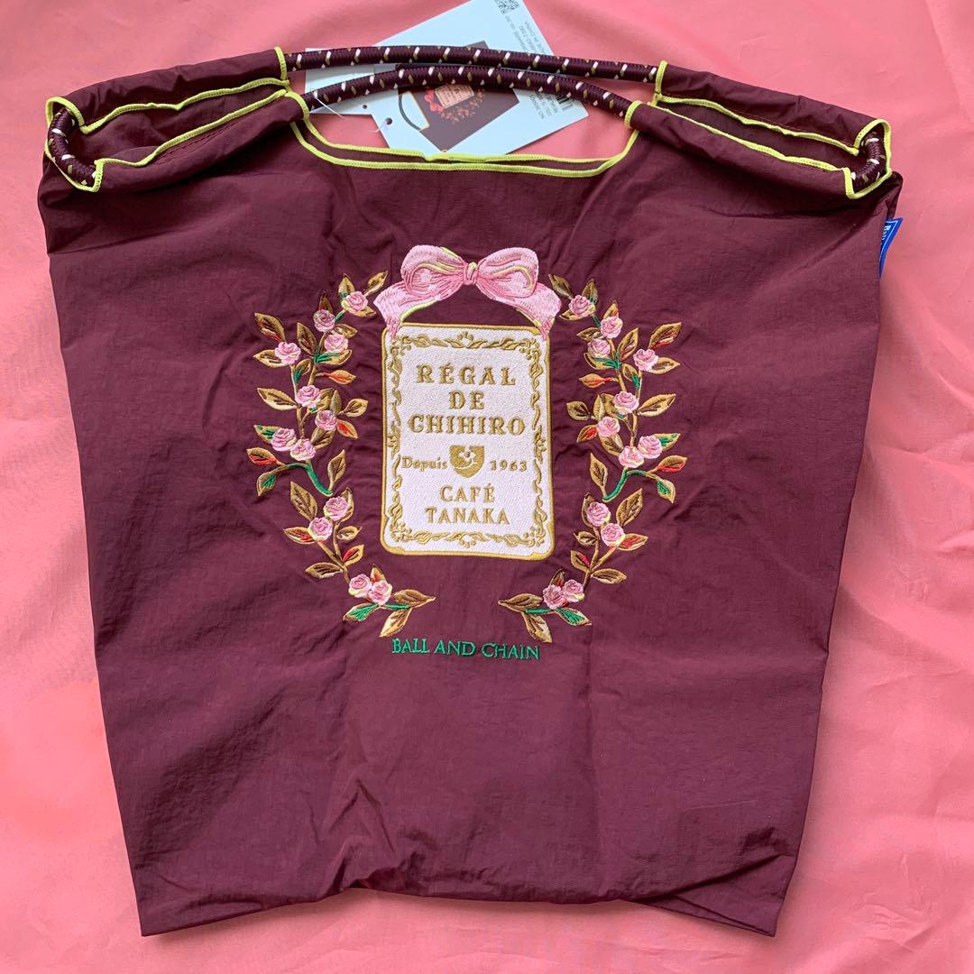 カフェタナカ　ボール&チェーンコラボバッグと阪急限定クッキー缶